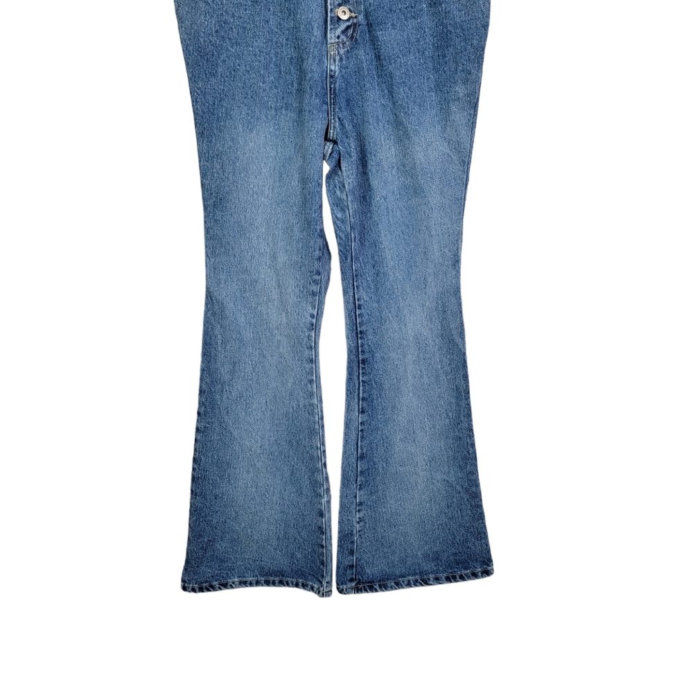 Route 66 Vintage Y2K Low Waisted Button Fly Flaired Led Bell Bottom Jean 5/6 - Picture 6 of 15